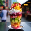 Cholado: Refreshing Colombian Fruit Salad with Shaved Ice and Syrups