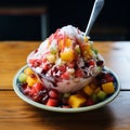 Cholado: Refreshing Colombian Fruit Salad with Shaved Ice and Syrups