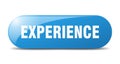 experience button. experience sign. key. push button. Royalty Free Stock Photo