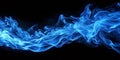 Dynamic Blue Fire Curves Abstract Background Image for Design Projects Posters and Web Design Royalty Free Stock Photo