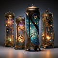 Decorative Lanterns in Celestial Symphony