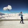 Experience cloud concept Royalty Free Stock Photo