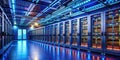 FutureProof Mainframe Data Center Server Room AI Photorealistic Rendering for EnterpriseLevel Computing