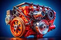 High-Performance Boxing Motor: Unleashing Power and Precision for Automotive and Sports Applications Royalty Free Stock Photo