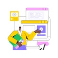 Experience design abstract concept vector illustration. Royalty Free Stock Photo
