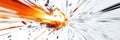 Experience a Dynamic Manga Explosion Effect that features captivating Motion Lines and imagery Royalty Free Stock Photo