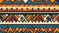 Experience the elegance of asante with this dynamic seamless pattern, perfect for stunning textile and graphic designs Royalty Free Stock Photo