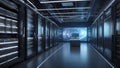 QuantumQuotient\'s Luminescent Data Ballet: A 3D Elegance. AI generate