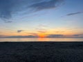 Golden Hour Glow: Sunset at Durres Beach