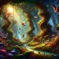 Fantasia Flora: AI-Woven Wonders