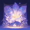 Ethereal Opera Stage with Orchid Butterfly