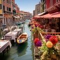 Whimsical Floating Restaurant in Venice, Italy