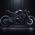 black bike dark theme wallpaper