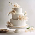 Minimalist Chic Wedding Cake