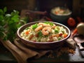 Delicious Seafood Delight: Vibrant Shrimp and Carrot Couscous Bowl!