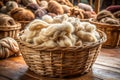 Luxurious Alpaca Wool: Premium Natural Fiber for Textiles, Crafts, and Unique Designs Royalty Free Stock Photo