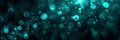 Experience an exquisite Turquoise Bokeh Background adorned with dazzling Light Effects