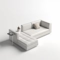 Modern Modular Sofa in a white background
