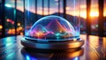 Experience the Future of Smart Assistants A Holographic AI Device with Stunning Visuals and Intuitive Interface This