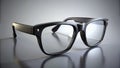 Experience the Future of Vision Stylish Smart Glasses with CuttingEdge Technology and Minimalist Design Royalty Free Stock Photo