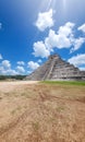 Majestic El Castillo Temple of Kukulcan in Chichen Itza Royalty Free Stock Photo