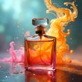 Whimsical Fusion: A Chypre Symphony of Raspberry, Anise, Citrus, Mint, and Bergamot Royalty Free Stock Photo