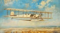 Pioneering Flight: Wright Brothers\' Historic Journey in 1903