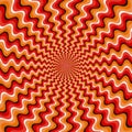 Experience the hypnotic, radiant, and mind-bending digital illusion pattern design graphic art. Royalty Free Stock Photo