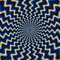 Experience the hypnotic, radiant, and mind-bending digital illusion pattern design graphic art. Royalty Free Stock Photo