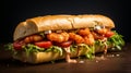 Po\' Boy: Traditional Louisiana Sandwich with Beef or Seafood