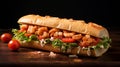 Po\' Boy: Traditional Louisiana Sandwich with Beef or Seafood