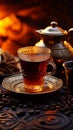 Experience the intensity of Arabian black coffee, a true cultural delight