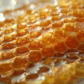 Abundant golden honey.