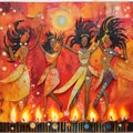 Dancing Flames: Igniting Festive Spirits