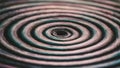Hypnotic Depth in Circular Patterns Royalty Free Stock Photo