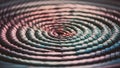Hypnotic Depth in Circular Patterns Royalty Free Stock Photo