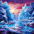 Cascading Crystals: The Majestic Icefalls