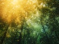 Digital Forest: Magical Abstract Background with Enchanting Tree Patterns Royalty Free Stock Photo