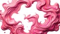 A Symphony of Swirling Colors Dynamic Abstract Art Captivating Hues and Sharp Forms in a Generative Digital Painting