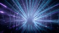 Abstract light tunnel futuristic background technology glowing neon lines glow bright digital space design Royalty Free Stock Photo