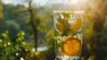 Refreshing Water Detox: Healthy Eating, Veganism, and Sports for a Healthy Lifestyle Amidst Nature