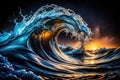 Dynamic Ethereal Black Swirls A Visually Striking Abstract Photography of Turbulent Liquid Motion Against a Deep Black