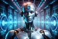 Advanced Robotic Avatar A Glimpse into the Future of HumanComputer Interaction and AI Innovation Royalty Free Stock Photo