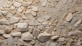 Stone Symphony: Coarse Limestone Harmony. AI generate Royalty Free Stock Photo