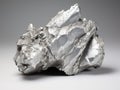 Unveiling the Raw Beauty: A Close-Up Exploration of a Silver Rock Formation