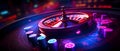 A Casino Roulette Wheel in Actio