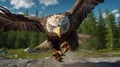 Eagle Running In Ultra Hd Hdr 8k Cinematic With Canon Eos R3