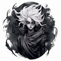 Wraith Manga Style Royalty Free Stock Photo