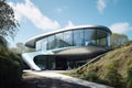 Introducing: The Futuristic Home of the Future with Integrated AI and Flying Car