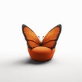 Orange Butterfly Chair Royalty Free Stock Photo